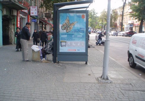 Зупинка №203461 в місті Одеса (Одеська область), розміщення зовнішнішньої реклами, IDMedia-оренда найнижчі ціни!