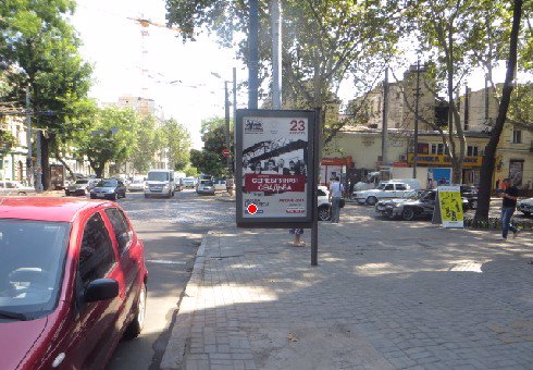 Сітілайт №203481 в місті Одеса (Одеська область), розміщення зовнішнішньої реклами, IDMedia-оренда найнижчі ціни!