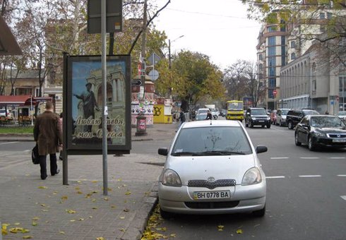 Сітілайт №203489 в місті Одеса (Одеська область), розміщення зовнішнішньої реклами, IDMedia-оренда найнижчі ціни!