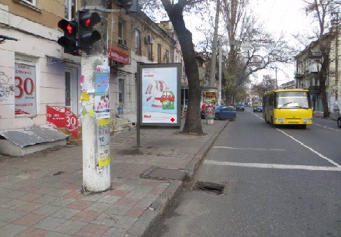 Сітілайт №203497 в місті Одеса (Одеська область), розміщення зовнішнішньої реклами, IDMedia-оренда найнижчі ціни!