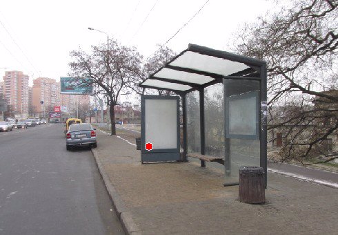Зупинка №203542 в місті Одеса (Одеська область), розміщення зовнішнішньої реклами, IDMedia-оренда найнижчі ціни!