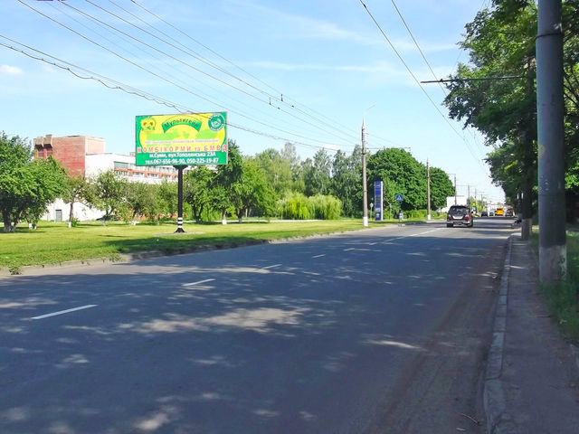 Билборд формат 3х6 №205049 в городе Сумы (Сумская область) `Билборд №205049 в городе Сумы (Сумская область), размещение наружной рекламы, IDMedia-аренда по самым низким ценам!`