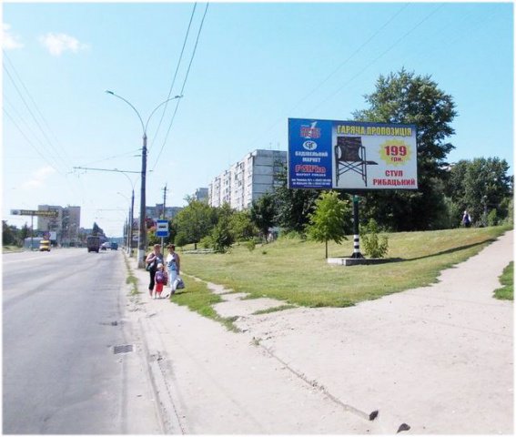 `Билборд №205068 в городе Сумы (Сумская область), размещение наружной рекламы, IDMedia-аренда по самым низким ценам!`