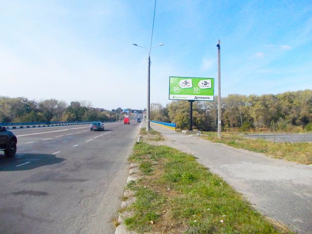 `Билборд №205121 в городе Сумы (Сумская область), размещение наружной рекламы, IDMedia-аренда по самым низким ценам!`