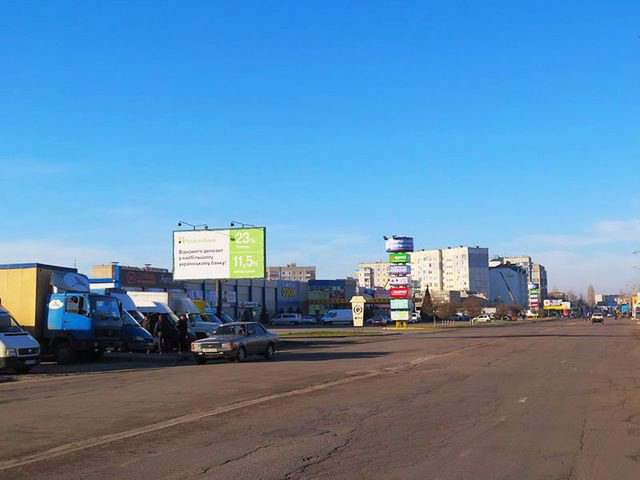 Білборд №205574 в місті Нова Каховка (Херсонська область), розміщення зовнішнішньої реклами, IDMedia-оренда найнижчі ціни!