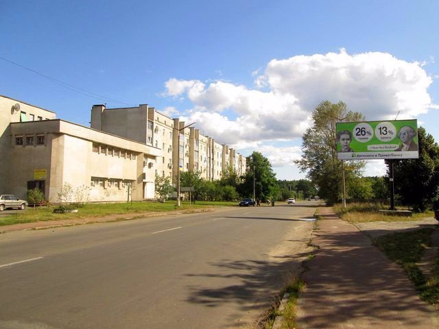 Білборд №205705 в місті Малин (Житомирська область), розміщення зовнішнішньої реклами, IDMedia-оренда найнижчі ціни!