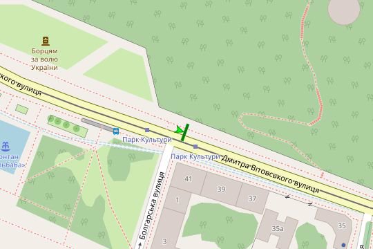 IDMedia Наружная реклама в городе Львов (Львовская область), Остановку в городе Львов №206536 схема