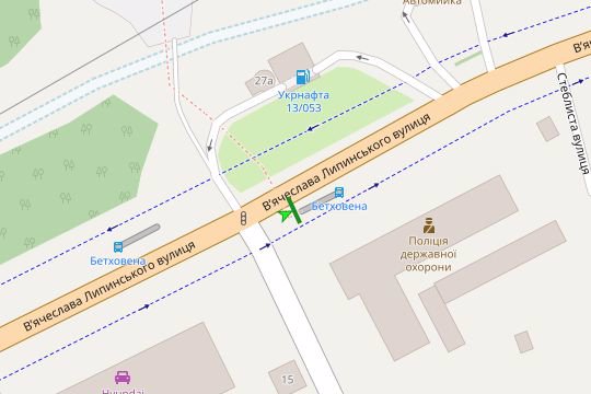 IDMedia Наружная реклама в городе Львов (Львовская область), Остановку в городе Львов №206572 схема
