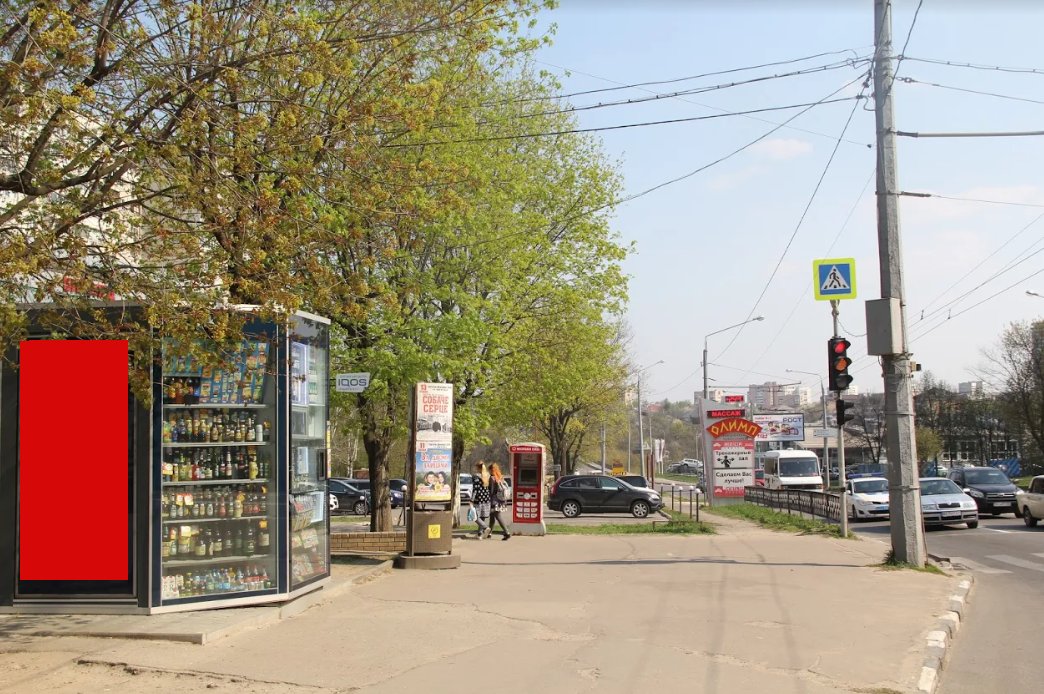 `Ситилайт №210873 в городе Харьков (Харьковская область), размещение наружной рекламы, IDMedia-аренда по самым низким ценам!`