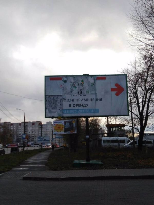 `Билборд №212065 в городе Хмельницкий (Хмельницкая область), размещение наружной рекламы, IDMedia-аренда по самым низким ценам!`