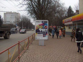 Ситилайт формат 1,2х1,8 №212095 в городе Хмельницкий (Хмельницкая область) `Ситилайт №212095 в городе Хмельницкий (Хмельницкая область), размещение наружной рекламы, IDMedia-аренда по самым низким ценам!`