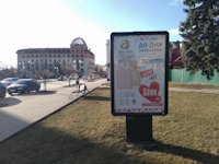 Ситилайт №213210 в городе Каменец-Подольский (Хмельницкая область), размещение наружной рекламы, IDMedia-аренда по самым низким ценам!