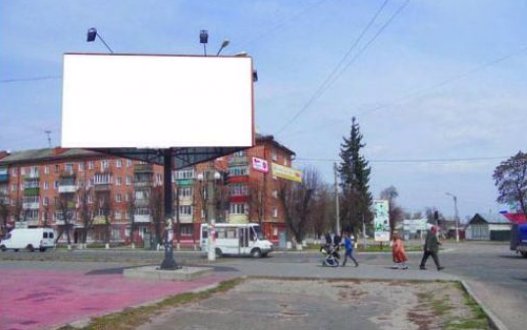 Білборд №213435 в місті Шостка (Сумська область), розміщення зовнішнішньої реклами, IDMedia-оренда найнижчі ціни!