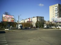 Растяжка в городе Шостка #213460 по адресу Черниговская (Круг) `Растяжка №213460 в городе Шостка (Сумская область), размещение наружной рекламы, IDMedia-аренда по самым низким ценам!`