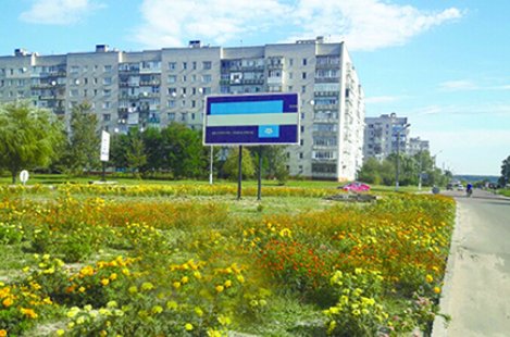 Білборд №213465 в місті Шостка (Сумська область), розміщення зовнішнішньої реклами, IDMedia-оренда найнижчі ціни!