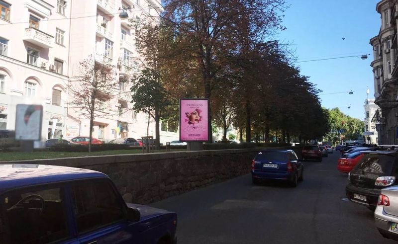 `Ситилайт №213514 в городе Киев (Киевская область), размещение наружной рекламы, IDMedia-аренда по самым низким ценам!`