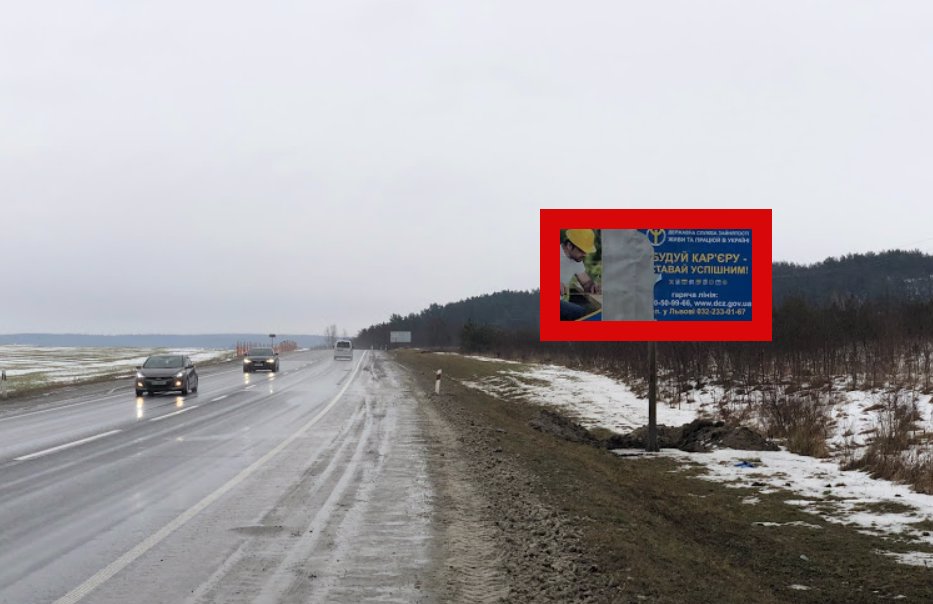 Білборд №214181 в місті Львівська область траса (Львівська область), розміщення зовнішнішньої реклами, IDMedia-оренда найнижчі ціни!