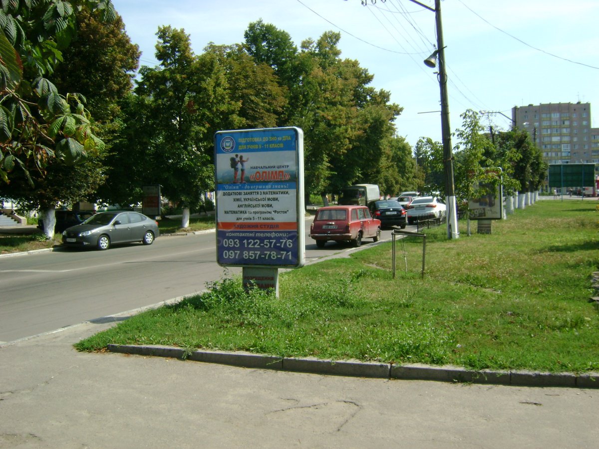 Сітілайт №214455 в місті Фастів (Київська область), розміщення зовнішнішньої реклами, IDMedia-оренда найнижчі ціни!