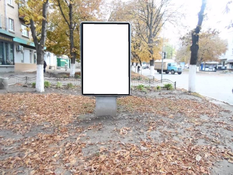 `Ситилайт №214613 в городе Фастов (Киевская область), размещение наружной рекламы, IDMedia-аренда по самым низким ценам!`