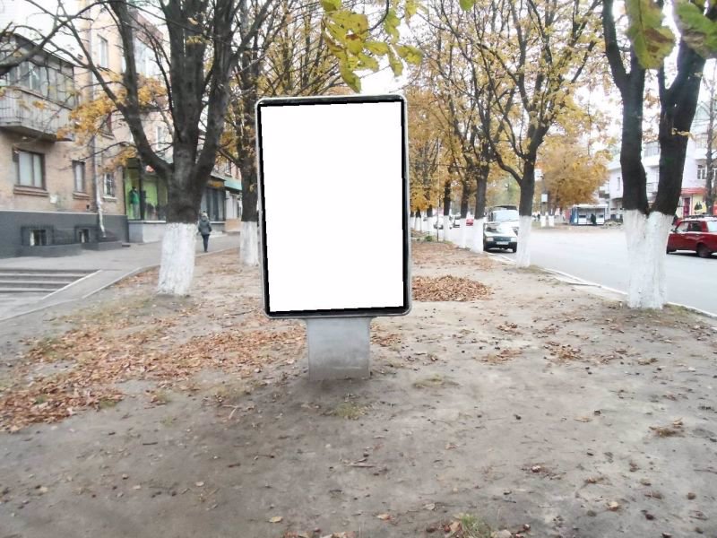 `Ситилайт №214615 в городе Фастов (Киевская область), размещение наружной рекламы, IDMedia-аренда по самым низким ценам!`