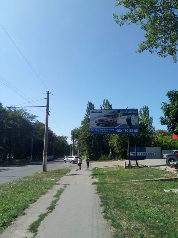 Білборд №215054 в місті Краматорськ (Донецька область), розміщення зовнішнішньої реклами, IDMedia-оренда найнижчі ціни!