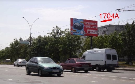 `Билборд №216440 в городе Сумы (Сумская область), размещение наружной рекламы, IDMedia-аренда по самым низким ценам!`