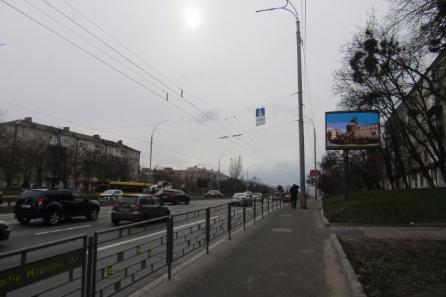 Екран №218277 в місті Київ (Київська область), розміщення зовнішнішньої реклами, IDMedia-оренда найнижчі ціни!