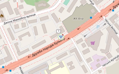IDMedia Наружная реклама в городе Киев (Киевская область), Экран в городе Киев №218284 схема