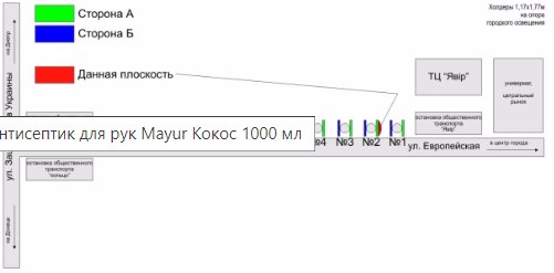 IDMedia Наружная реклама в городе Покровск(Красноармейск) (Донецкая область), Холдер в городе Покровск(Красноармейск) №218854 схема