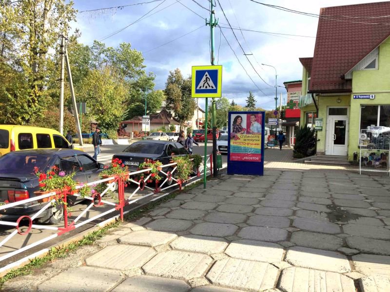 Скрол формат 1,2x1,8 №218977 в городе Надвірна (Івано-Франківська область) Скрол №218977 в місті Надвірна (Івано-Франківська область), розміщення зовнішнішньої реклами, IDMedia-оренда найнижчі ціни!