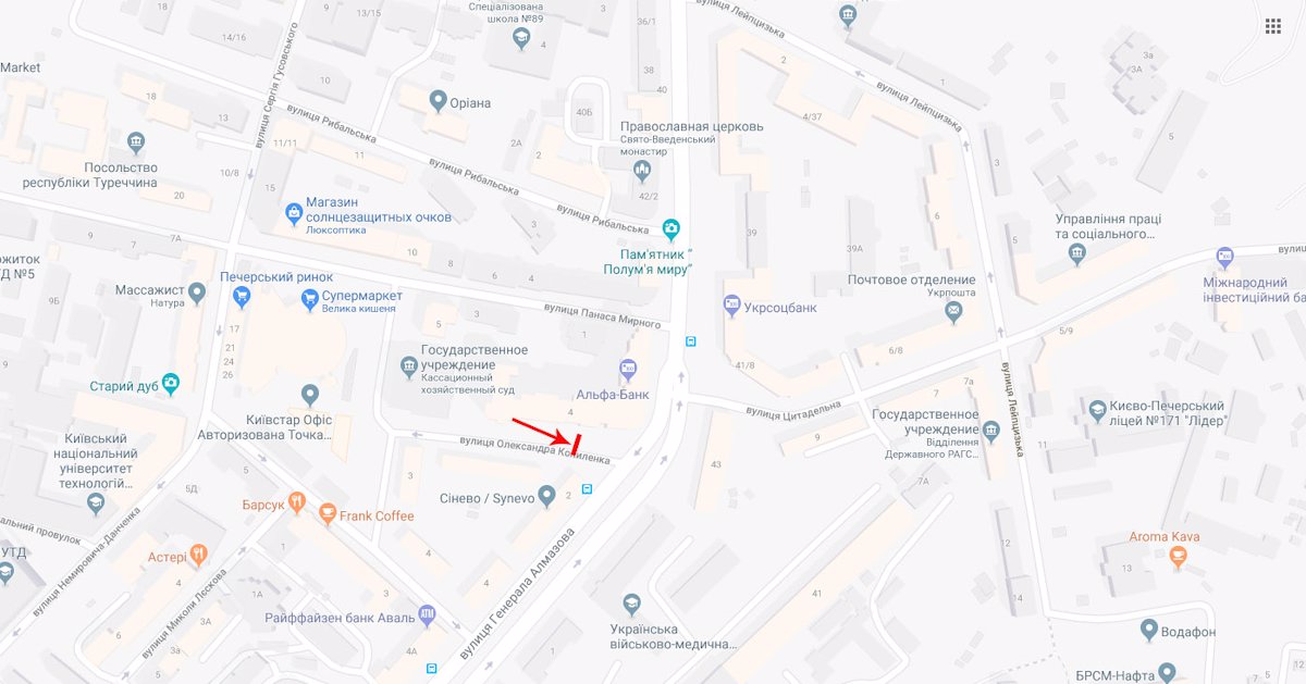 IDMedia Наружная реклама в городе Киев (Киевская область), Ситилайт в городе Киев №219997 схема
