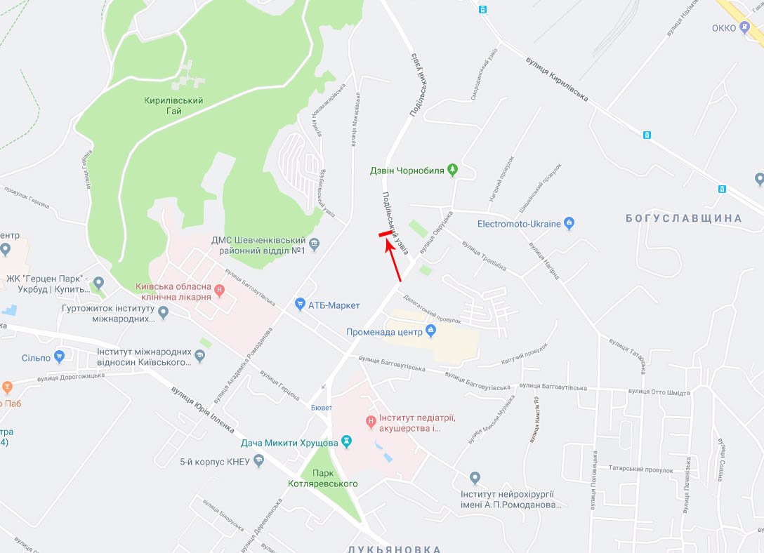 IDMedia Наружная реклама в городе Киев (Киевская область), Ситилайт в городе Киев №220346 схема