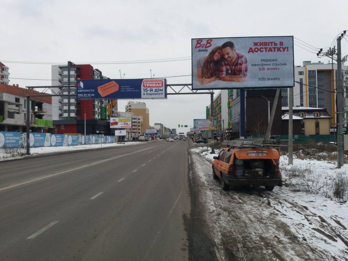 `Билборд №220927 в городе Вишневое (Киевская область), размещение наружной рекламы, IDMedia-аренда по самым низким ценам!`