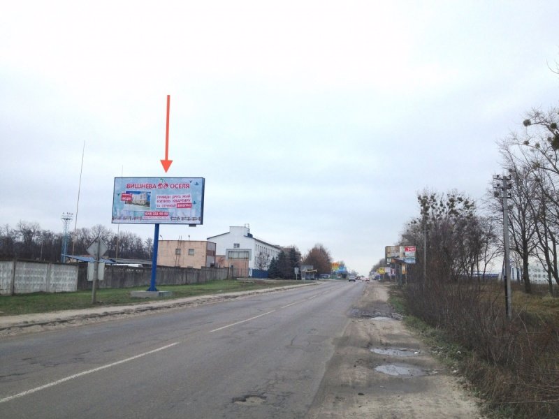 `Билборд №220930 в городе Вишневое (Киевская область), размещение наружной рекламы, IDMedia-аренда по самым низким ценам!`