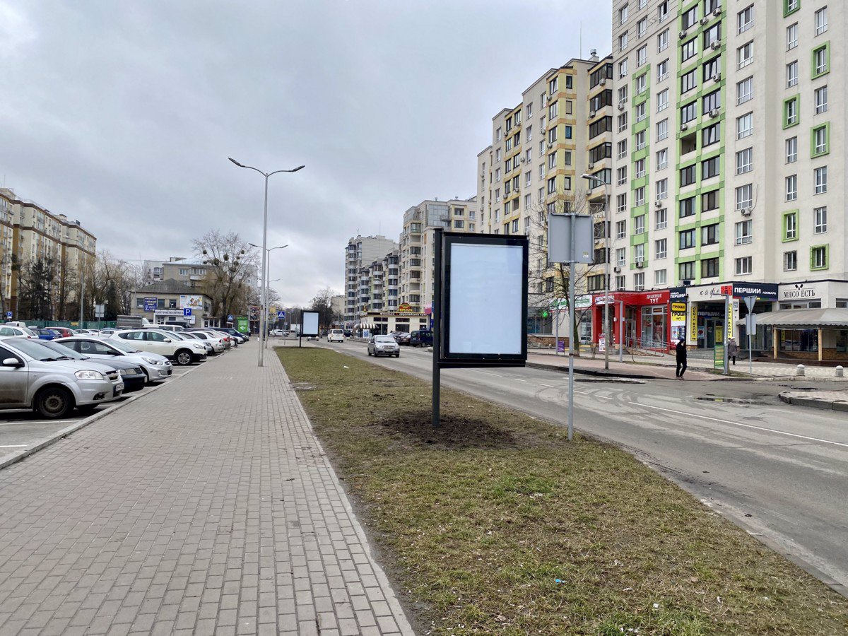 Сітілайт №221053 в місті Вишневе (Київська область), розміщення зовнішнішньої реклами, IDMedia-оренда найнижчі ціни!