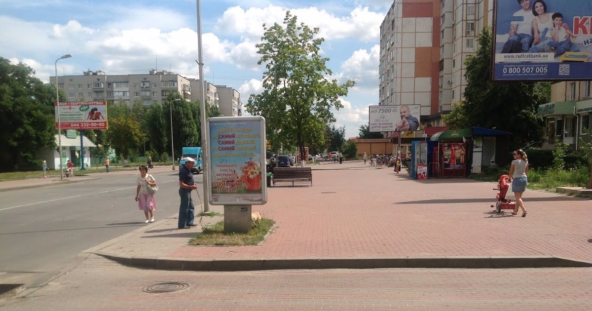 Сітілайт №221058 в місті Вишневе (Київська область), розміщення зовнішнішньої реклами, IDMedia-оренда найнижчі ціни!