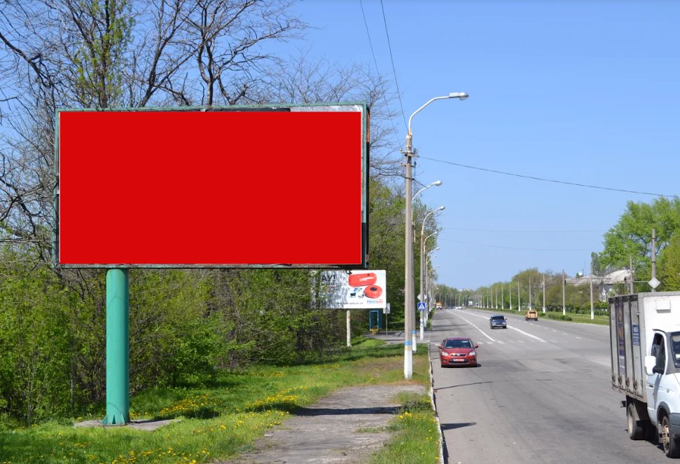 Білборд №221091 в місті Кам'янське(Днепродзержинськ) (Дніпропетровська область), розміщення зовнішнішньої реклами, IDMedia-оренда найнижчі ціни!
