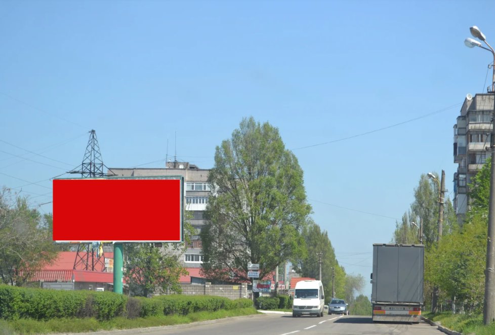 Білборд формат 3*6 №221110 в городе Кам'янське(Днепродзержинськ) (Дніпропетровська область) Білборд №221110 в місті Кам'янське(Днепродзержинськ) (Дніпропетровська область), розміщення зовнішнішньої реклами, IDMedia-оренда найнижчі ціни!