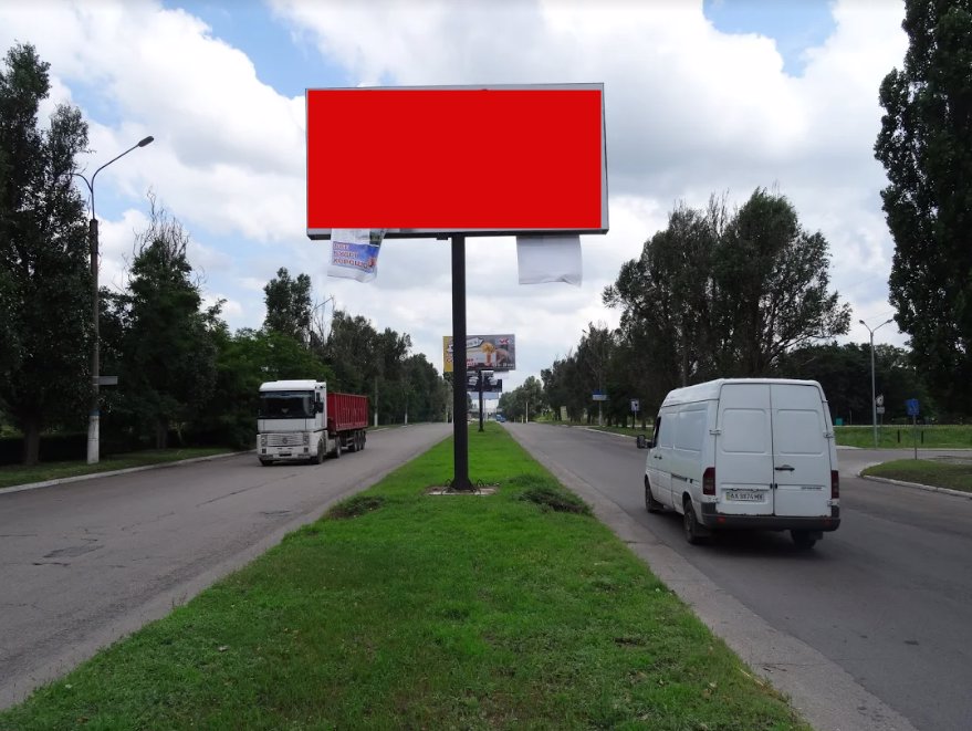 Білборд №221117 в місті Кам'янське(Днепродзержинськ) (Дніпропетровська область), розміщення зовнішнішньої реклами, IDMedia-оренда найнижчі ціни!