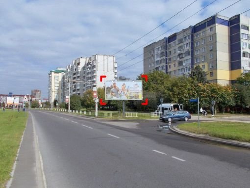 `Билборд №221628 в городе Львов (Львовская область), размещение наружной рекламы, IDMedia-аренда по самым низким ценам!`