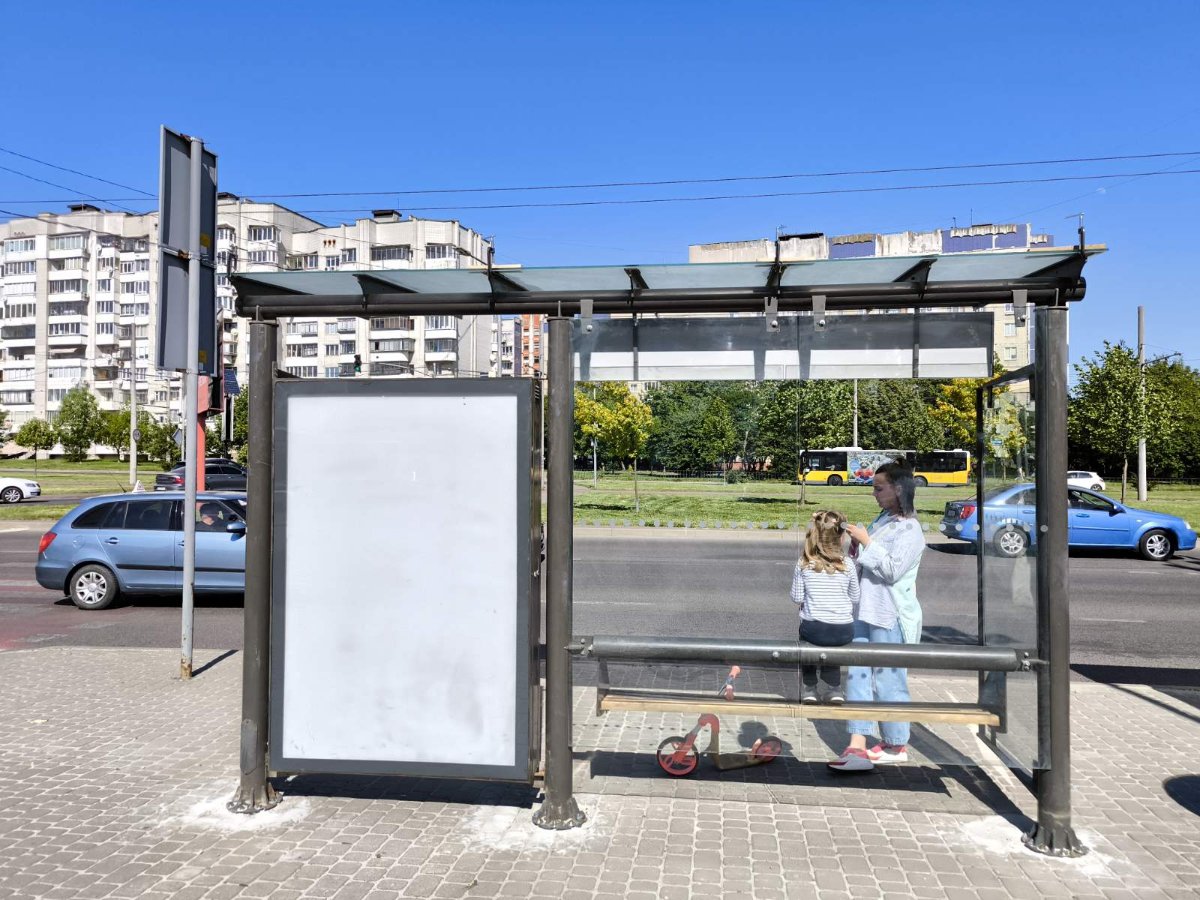 Сітілайт №221762 в місті Львів (Львівська область), розміщення зовнішнішньої реклами, IDMedia-оренда найнижчі ціни!