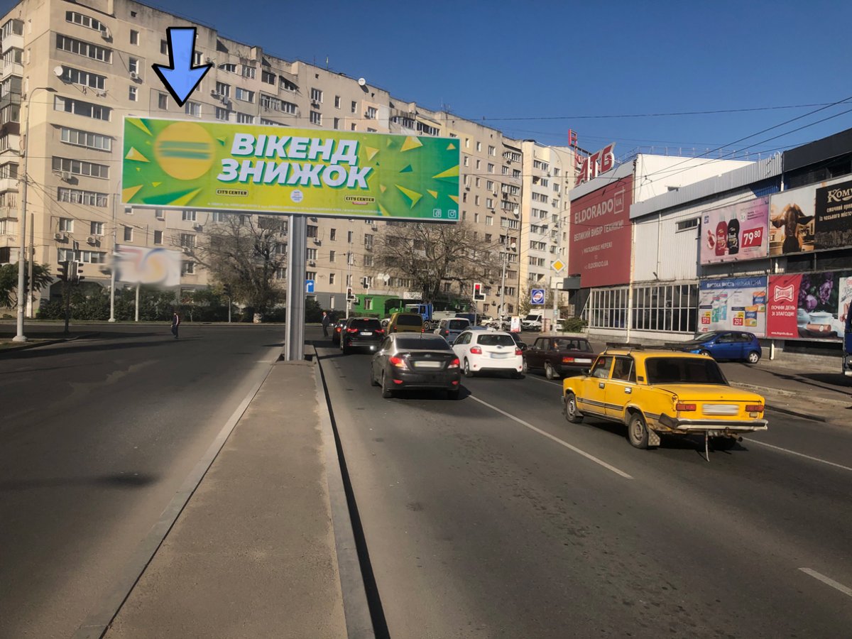 `Билборд №223836 в городе Одесса (Одесская область), размещение наружной рекламы, IDMedia-аренда по самым низким ценам!`