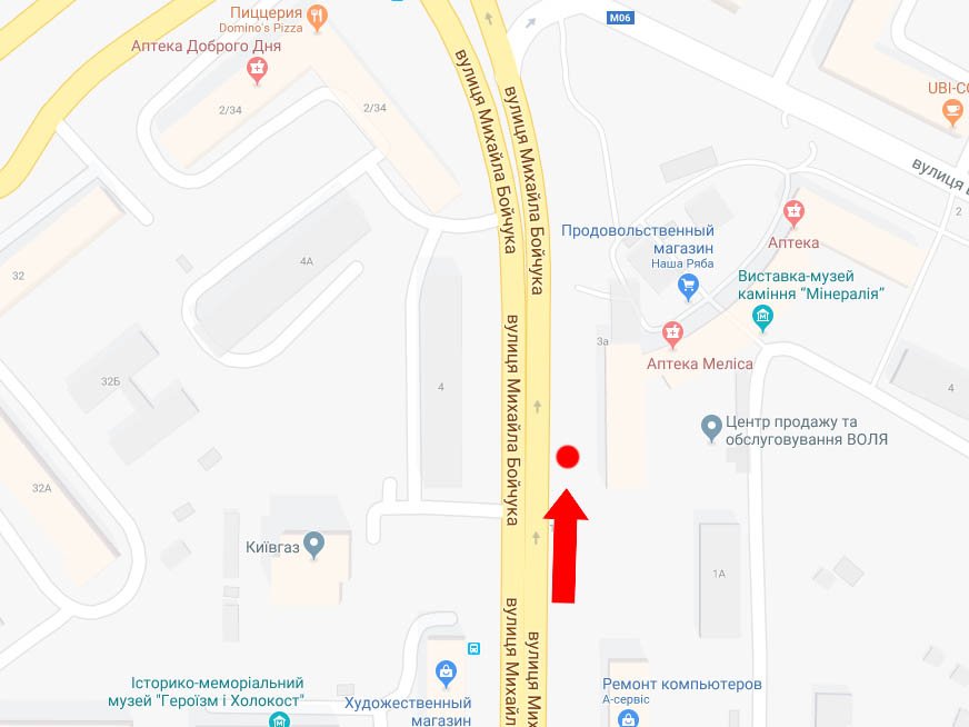IDMedia Наружная реклама в городе Киев (Киевская область), Экран в городе Киев №225088 схема