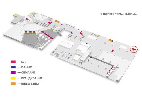 IDMedia Наружная реклама в городе Киев (Киевская область), Indoor в городе Киев №226154 схема