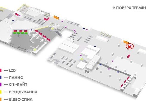 IDMedia Наружная реклама в городе Киев (Киевская область), Indoor в городе Киев №226164 схема