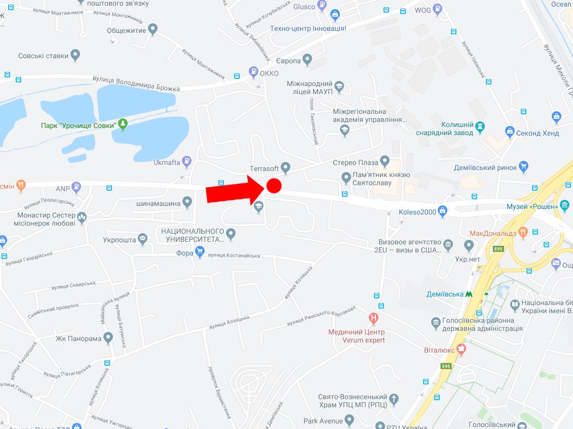 IDMedia Наружная реклама в городе Киев (Киевская область), Бэклайт в городе Киев №227915 схема