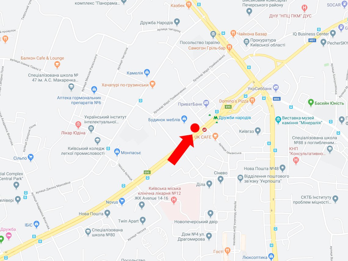 IDMedia Наружная реклама в городе Киев (Киевская область), Бэклайт в городе Киев №227970 схема