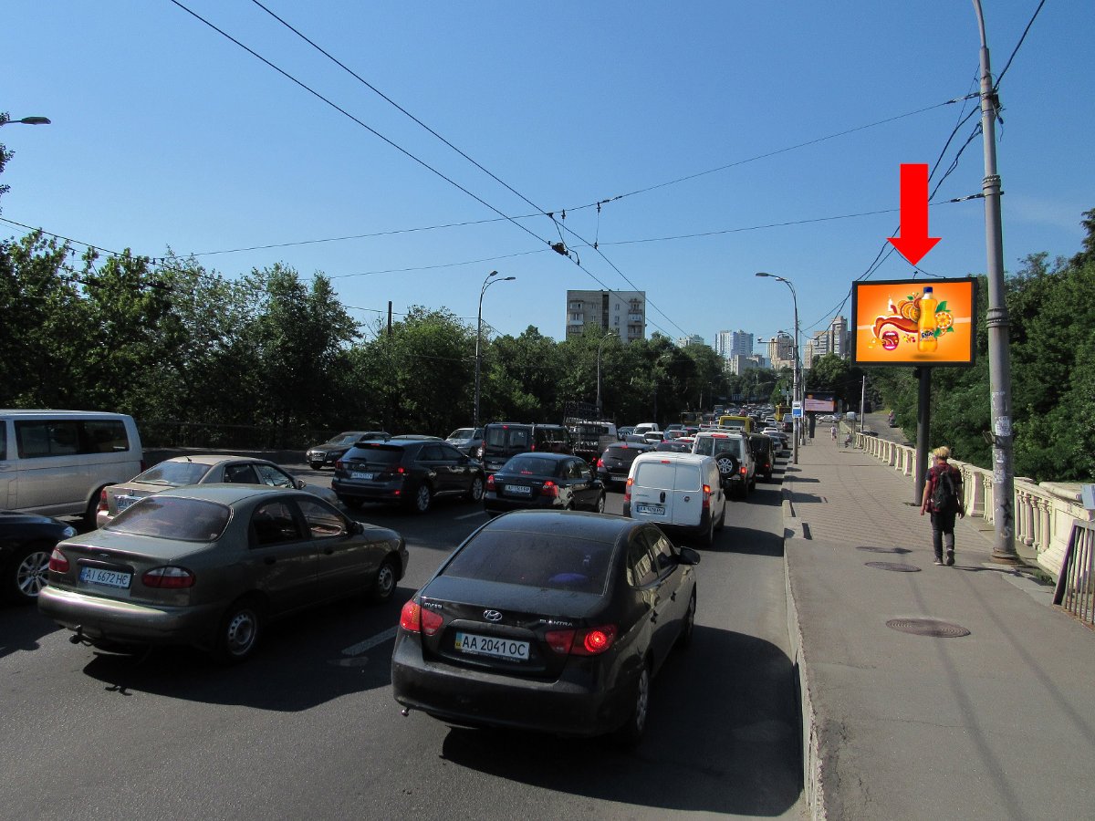 Екран №228004 в місті Київ (Київська область), розміщення зовнішнішньої реклами, IDMedia-оренда найнижчі ціни!