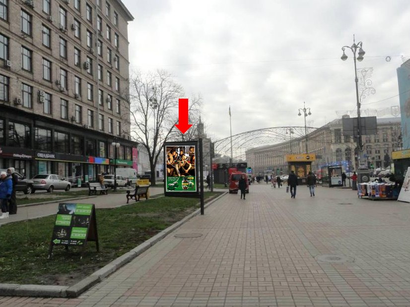 `Ситилайт №228136 в городе Киев (Киевская область), размещение наружной рекламы, IDMedia-аренда по самым низким ценам!`