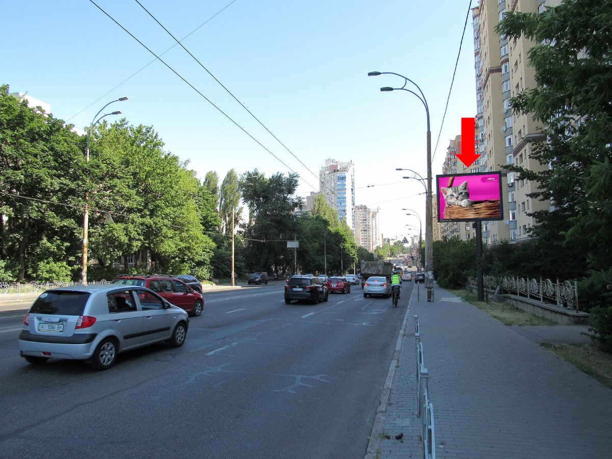 `Экран №228188 в городе Киев (Киевская область), размещение наружной рекламы, IDMedia-аренда по самым низким ценам!`